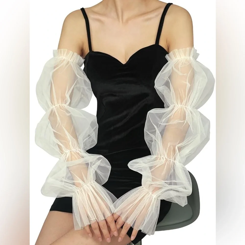 Sheer White Sleeves